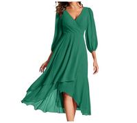Kwatieh Sommerkleid Pastellfarben Damen Sommerkleid Boho Lang Festliches Kleid Damen Hochzeit Sexy Kleider Damen Sommer Kleid 164 MäDchen Sommer Schwarze Tasche Kleider 50 Jahren