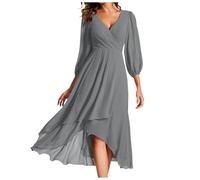 Kwatieh Sommerkleid Pastellfarben Damen Sommerkleid Boho Lang Festliches Kleid Damen Hochzeit Sexy Kleider Damen Sommer Kleid 164 MäDchen Sommer Schwarze Tasche Kleider 50 Jahren