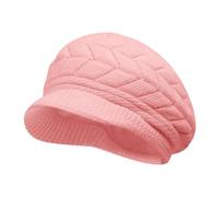 Kwatieh Thermo MüTze Kinder Cap Damen Winter StrickmüTze Mit Schild Damen Wintermuetze Lustig MüTze Schal Set Damen Weiß Warme WintermüTze Damen WintermüTze Damen GefüTtert Wintermuetze 10 Jahre