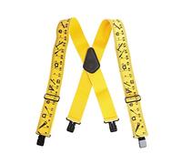 KWB Hosenträger 908400 elastisch Länge 100 cm Breite 5,1 cm dehnbar bis 160 cm Gelb