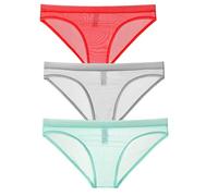 Kwelt Herren Erotik Briefs Shorts Low Rise Mesh Durchsichtig Atmungsaktive Unterhose