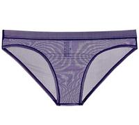 Kwelt Herren Slips Reizvoll Erotik Briefs Shorts Slips Low Rise Mesh Durchsichtig Atmungsaktive Briefs Slips Unterhose Underpants