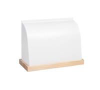 Kx9Lb8d Schmuckaufbewahrung Halskette Display Rack Armband Anhänger Schmuck Lagerung Holz Basis(Weiß)