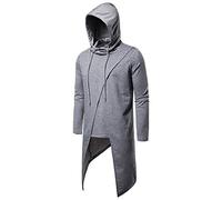 KXZD Männer Langarm Outwear Hoodie Sweatshirt Tops Asymmetrisch Jackenmantel Herren Sweatjacke Kapuzenjacke Kapuzenpullover Herren mit Kapuze Hoody Kapuzenshirt Hemd Tops T-Shirt Hoodie
