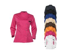 KY070 Karlowsky Kochjacke Larissa Pink (ca. Pantone 7636C) 42