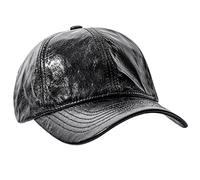 KYEYGWO Hip Hop Kappe für Herren und Damen, Verstellbar Baseball Cap Mode Sport Mützen Einfarbig Sonnenhüte Outdoor Baseballkappe, Schwarz