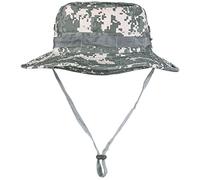 KYEYGWO Militär Boonie Hut für Herren und Damen, Klassisch Buschhüte Breiter Krempe Sonnenhut Outdoor Fischerhüte Sommer Hat für Angeln Camping Wandern, ACU Camouflage