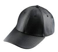 KYEYGWO PU Leder Baseball Cap für Herren und Damen, Verstellbar Warmer Winter Hut Einfarbig Sonnenhüte Casual Baseballkappe Klassisch Sport Mützen, Schwarz