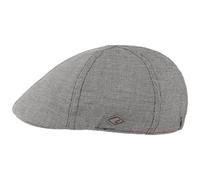 Schiebermütze CHILLOUTS "Kyoto Hat", Herren, grau, Materialmix, meliert, Mützen, mit modernem Karomuster & Gummizug (93353716-0) grau