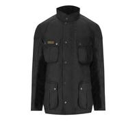 L BARBOUR INTERNATIONAL WINTER LOCKSEAM WAX SCHWARZE JACKE