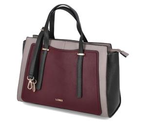 L.CREDI 1006512/445 Damen Henkeltaschen Synthetik in red - Gr. One Size