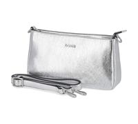 L.Credi Abendtasche PAMELA - Gr. - Silber - Kunstleder