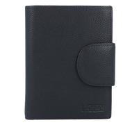 L.CREDI Alfredo Geldbörse Leder 10,5 cm schwarz