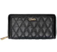 L.CREDI-Damen-Börse-RFID-Paige-Ziparound groß schwarz