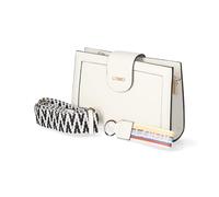 L.Credi Damen Schultertasche/Umhängetasche MIRJA Weiß Synthetik, Größe:-, Farbauswahl:weiß