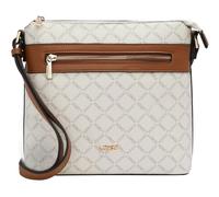 L.CREDI Damen Tasche Rucksack Shopper Umhängetasche Schultertasche Filiberta Crossbag Synthetik geometrisch Filiberta Crossbag weiß