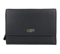 L. CREDI Geldbörse Evelyn, adult Einheitsgröße schwarz Taschen Kleinlederwaren Unisex Einheitsgröße schwarz