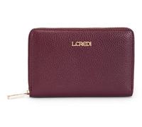 L.CREDI Geldbörse Perla Zip Around Wallet Cherry Shade Beere