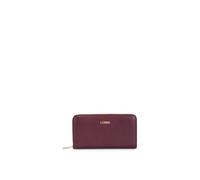L.CREDI Perla Zip Around Wallet Cherry Shade