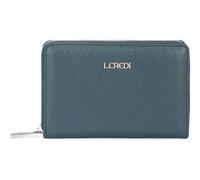 L.CREDI Geldbörse Perla Zip Around Wallet Night Sea blaugrau