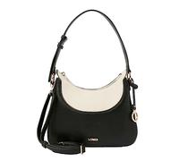 L.CREDI Hobo-Bag LILIEN Damen-Umhängetasche Colorblock 27x9x22 (schwarz)