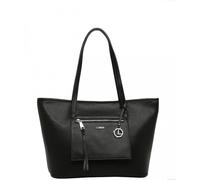 L.CREDI - L.Credi Janka Shopper m mit Vortasche schwarz Schwarz