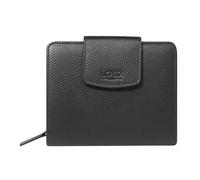 L.CREDI Maranello Geldbörse Leder 12,5 cm schwarz