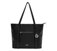 L.Credi Merle Shopper Tasche 40 cm schwarz
