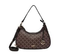 L.CREDI Munich FILIBERTA Hobo-Tasche mit Monogramm-Muster | Abnehmbarer Schulterriemen, Reißverschluss-Hauptfach, Goldfarbene Beschläge, Nur 420 Gramm, Schmutzabweisendes Material