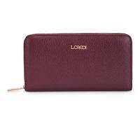 L.CREDI Perla Zip Around Wallet Cherry Shade