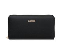 L.CREDI Poema Zip Around Wallet Black