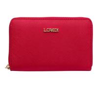 L.CREDI Poema Zip Around Wallet Red