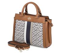 L.CREDI Unisex Melina Tasche, Beige Multi