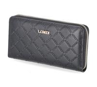 L.CREDI Women's FILIBERTA Bi-Fold Wallet, schwarz