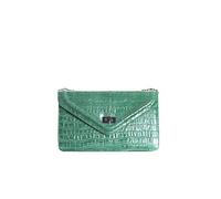 L’Intervalle Damen Amandine Stofftasche, Green Croco