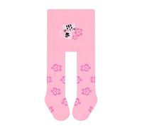 L&K-II 1er Pack Babystrumpfhose Strumpfhose für Baby Mädchen mit Karzen und Blumen Motiv 2771G 68-74