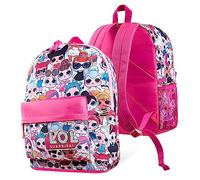 L.O.L. Surprise! LOL Rucksack für Kinderzimmer, Mädchen Rucksack, Kinder Tasche für Mädchen, gepolsterte Schultern Kleinkind Tasche mit Reißverschluss, Glamour Geschenk, 40cm x 28cm, Rosa