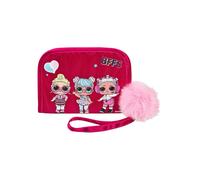Undercover LOL Surprise Geldbeutel und Brustbeutel, lila, mit Reißverschluss, für Kinder, Jungen und Mädchen, 10 x 13,5 x 1 cm
