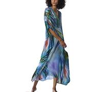 L-Peach Damen Sommer Strandtunika Strandkleid Sommerkleider Strandhemd Maxi Kaftan Bademode Cover Up