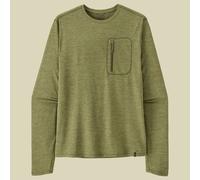 Langarm-T-Shirt Patagonia M's L/S Cap Cool Sun Shirt (Caper Green - Buckhorn Green X-Dye) Herren L