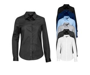 L01427 SOL´S Damen Langarm Hemd Stretch Blake Black XS