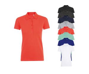L01709 SOL´S Phoenix Damen Polo Kurzarm White S