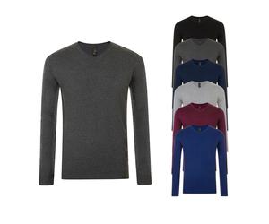 L01710 SOL´S Glory Herren Sweatshirt Pullover Langarm Charcoal Melange XXL