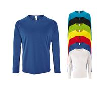 L02071 SOL´S Herren Langarm T-Shirt Sporty French Navy XXL