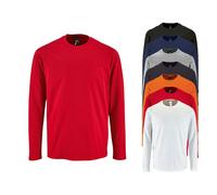 L02074 SOL´S Herren Langarm T-Shirt Imperial Grey Melange XXL