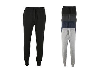 L02084 SOL´S Herren Slim-Fit-Schnitt Jogging Hose Jake Grey Melange 3XL
