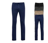 L02120 SOL´S Herren Chino Hose Jules - Length 35 Black 38