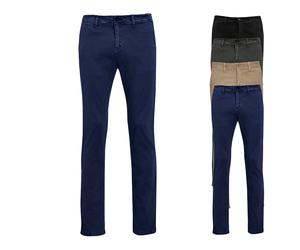 L02120 SOL´S Herren Chino Hose Jules - Length 35 Chestnut 42