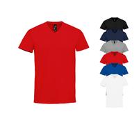 L02940 SOL´S IMPERAL V-Ausschnitt Herren T-Shirt White XXL