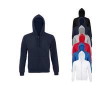 L03105 SOLS Herren Kapuzenjacke SPIKE Black S